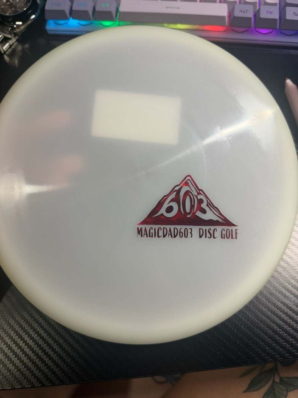 MagicDad603 Disc Golf Custom Stamped Disc 179g